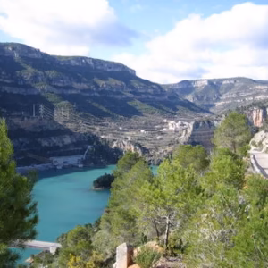 Vistas del pantano de Cortes