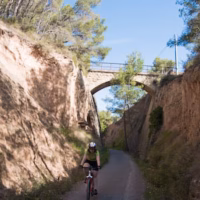Salida en bici, Via Verde Ojos Negros