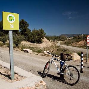 Carteles de la Via Verde Ojos Negros