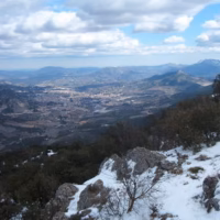 Alcoi desde cumbre Menejador