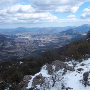Alcoi desde cumbre Menejador