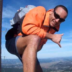 Javi en la cumbre