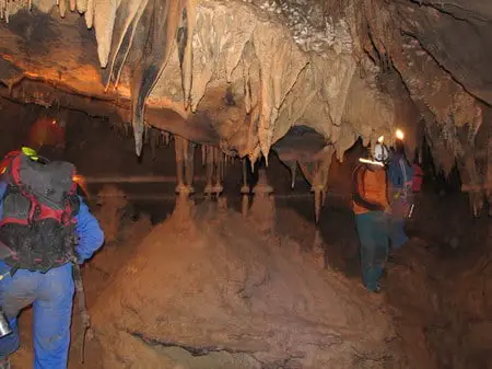 Probando la espeleología 1