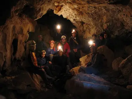 Probando la espeleología 2