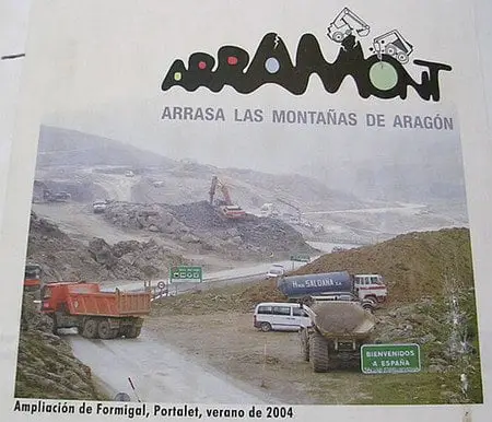 Aramon arrasando las montañas de Aragón 1