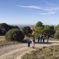 Font roja senderismo paisaje senditos masia tetuan
