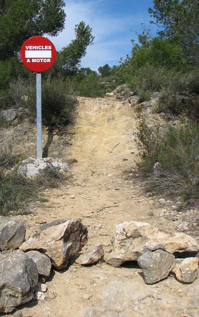 Problemas para la BTT en la Comunidad Valenciana 2
