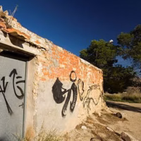 Angular sierra crevillent paisaje cueva memoria pintadas