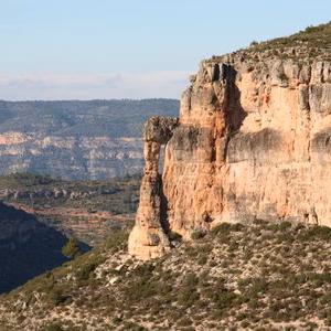 Senderismo cortes pallas cortada montana