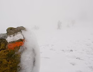 Montcabrer paisaje nieve
