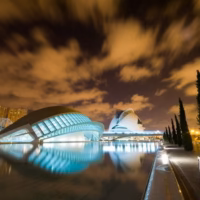 Hemisferic Palau Arts Reina Sofia cac ciudad artes ciencias nocturna urbano valencia