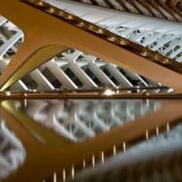 Cac ciudad artes ciencias museo ciencias principe felipe nocturna urbano valencia