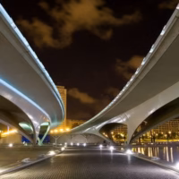 Cac ciudad artes ciencias nocturna urbano valencia