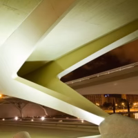 Cac ciudad artes ciencias nocturna urbano valencia