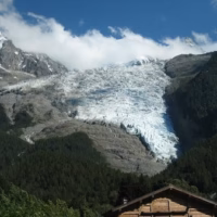 Alpes bossons glaciar montanya paisaje