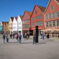 Bergen bryggen escandinavia viaje urbano