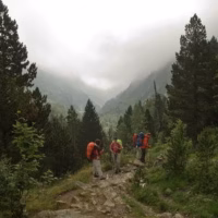 Paisaje pirineos senditos