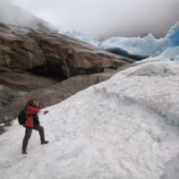 Bridskal escandinavia viaje glaciar raul retrato