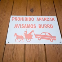 Beceite cartel urbano