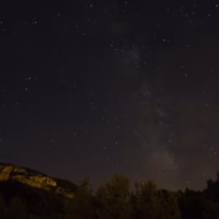 Albergue fuenteespalda nocturna paisaje