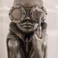 Birth Machine Baby  exposicion  giger