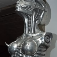 Biomechanoid  escultura  exposicion  giger