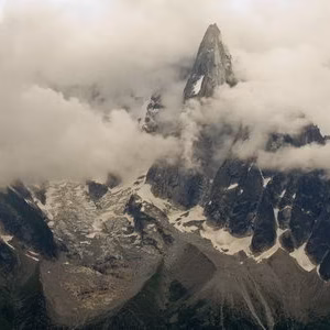 Alpes dru montana paisaje