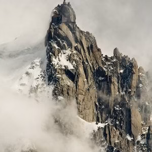 Alpes auguille du midi montana paisaje