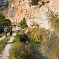 Canyon jucar retrato senderismo