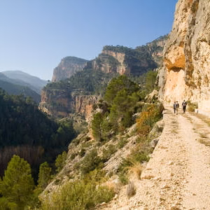 Canyon jucar paisaje montanya senderismo