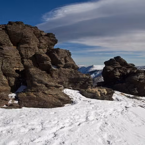Paisaje piedra de los ladrones