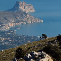 Calpe montanya paisaje penyon ifach