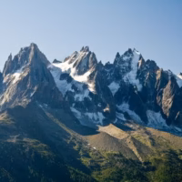 Alpes jorases montana paisaje