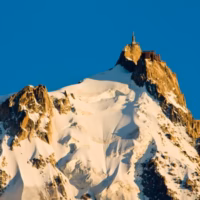 Alpes auguille du midi montana paisaje