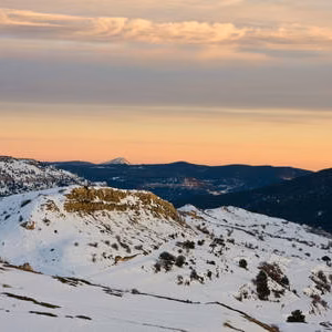 Atardecer montana paiasje
