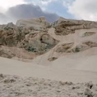 Alpes montana nieve paisaje plateau rosa
