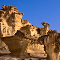 Bolnuevo erosiones mazarron paisaje