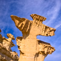 Bolnuevo erosiones mazarron paisaje