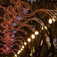 Navidad plaza de la reina urbana valencia