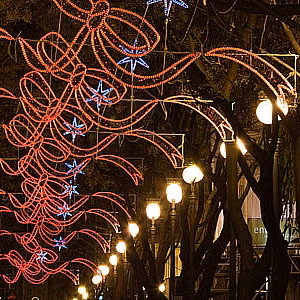 Navidad plaza de la reina urbana valencia