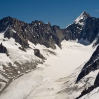 Alpes argentiere glaciar montana paisaje