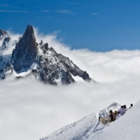 Alpes arista cosmiques jorases montana paisaje