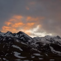 Anayet atardecer paisaje