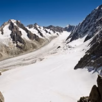 Alpes argentiere glaciar montana paisaje