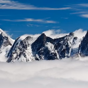 Alpes jorases montana paisaje