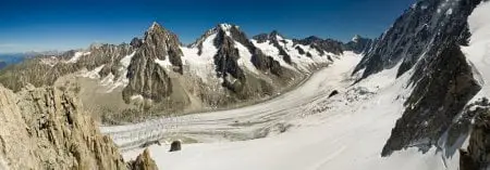 panoramica alpes montblanc