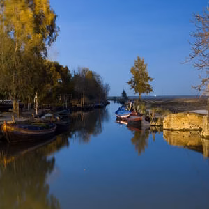 Albufera barcas nocturnas puerto silla