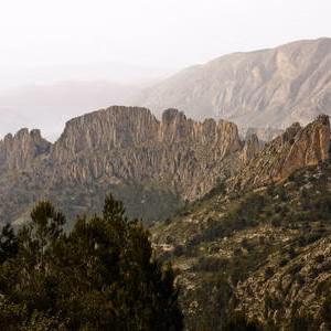 Aitana montanya paisaje