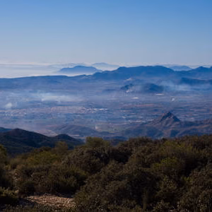 Silla del cid paisaje petrer