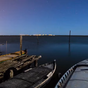 Albufera barca barcas nocturna